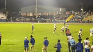 Luke Hayden punt senior year Taylor Bulldog vs Chiefland [upl. by Ymot725]