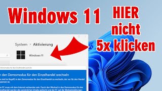 Windows 11  HIER nicht 5x klicken [upl. by Akenehs]