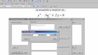 Resolver Ec diferencial ordinaria con Maple [upl. by Dyob]