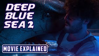 Deep Blue Sea 2 2018 Movie Explained in Hindi Urdu  Shark Movie [upl. by Storm]