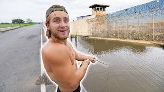 Magnet Fishing Next To A Prison [upl. by Arnoldo760]