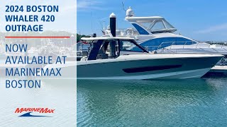 2024 Boston Whaler 420 Outrage Boat For Sale at MarineMax Boston MA [upl. by Ronile]