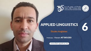 Conférences et cours universitaires Etudes Anglaises  Applied linguistics  Part 6 [upl. by Nemzzaj]