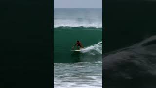 Perfect 1 wave 2 barrels Puerto Escondido surfing surf puertoescondido shorts [upl. by Nnyleuqcaj]