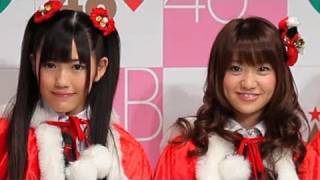 ＡＫＢ４８がサンタ姿でクリスマスケーキを発表 [upl. by Margetts]