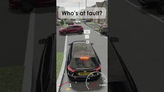 Whos at fault shorts roblox baddrivers dorsetcounty crash uk 11 [upl. by Jon]