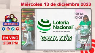 Lotería Nacional Gana Más en VIVO │Miércoles 13 de diciembre 2023 [upl. by Ettelliw]