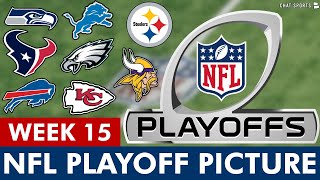 NFL Playoff Picture NFC amp AFC Clinching Scenarios Wild Card Standings Entering Week 15 Of 2024 [upl. by Lamrert408]