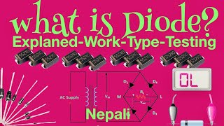 what is DiodeDiodes Explained in nepali diode Diodes [upl. by Kilar]