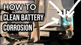 How To Clean Severe Battery Terminal Corrosion  DIY Car Maintenance Tips [upl. by Argyle902]