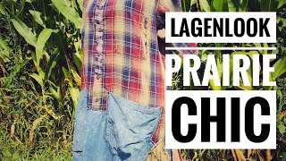 Upcycling men’s shirts into a lagenlook prairie chic shirt dress [upl. by Neely]