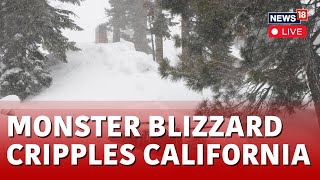 California News Live  California Storm  Blizzard In California Live  English News  News18 Live [upl. by Xilef]