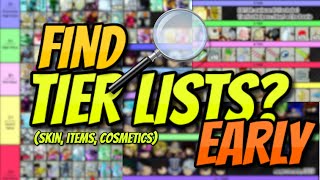 YBA HOW TO FIND OFFICAL TRADING TIER LISTS EARLY [upl. by Acissev]