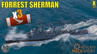 So Anyway I started Blasting Sherman  World of Warships Gameplay [upl. by Naras]