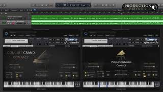 Concert Grand Compact vs Production Grand Compact Virtual Pianos [upl. by Margret412]