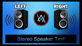 Stereo Speaker Test  Alan Walker  Dreamer  Headphone Test  Left Right Test  Bass Test [upl. by Ahsenad643]