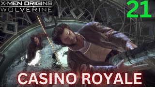 Wolverine XMen Origin Part 21  Thhe Corbeau Casino  Walkthrough [upl. by Daniala624]