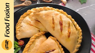 Cheesy Steak Calzone Recipe by Food Fusion [upl. by Ethelind]