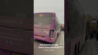 Openbaar Vervoer in Middelharnis bij de Gemeentehuis vdl citea lle xle mercedesbenz citaro [upl. by Anatole]