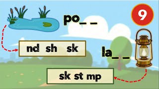 INITIAL AND FINAL CONSONANT BLENDS AND CONSONANT DIAGRAPHS  CH AND SH [upl. by Ingrid]