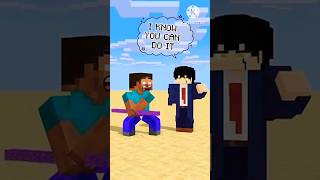 HELP Herobrine To Power Up And Throw A Stick friendship shorts trending anime [upl. by Ardnajela861]