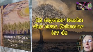 MondART in eigener Sache Vorankündigung des neues Kalenders mit Blick ins Buch [upl. by Eendys]