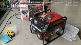 review genset 4tak TIGER TGR3000 1200 watt 35HP3600Rpm [upl. by Faux]