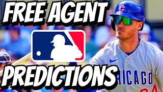 MLB Free Agent Predictions 2024 [upl. by Atiuqa]