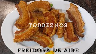 Cómo hacer torreznos Torreznos precocinados en freidora de aire  Torrezno de Soria 🥓 [upl. by Onahpets378]