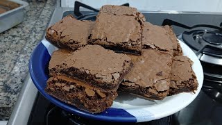 Uma nova receita de brownie com uma dica incrível que deixa ainda melhor 🤎 [upl. by Fi]