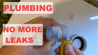 The Secret to NO MORE PLUMBING LEAKS  How To Prevent Or Fix Plumbing Leaks [upl. by Eednas328]