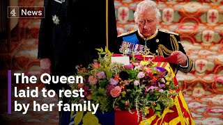 Queen Elizabeth II Funeral royal family say final goodbye [upl. by Culbertson]