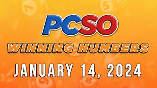 P49M Jackpot Ultra Lotto 658 2D 3D and Superlotto 649  January 14 2024 [upl. by Kayne]