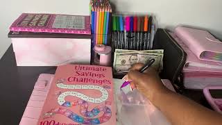 80 Low income cash stuffing ￼20 savings challenge [upl. by Graces]