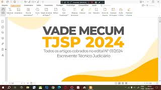 ESTATUTO DOS FUNCIONÁRIOS CIVIS DE SÃO PAULO Concurso Escrevente do TJSP capital e interior 2024 [upl. by Abita]