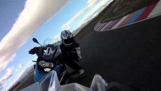 BMW R1200GS vs BMW HP4 at the Circuito de Almería [upl. by Sheff945]