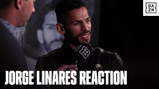 Jorge Linares Initial Thoughts On Devin Haney WeighIn FaceOff [upl. by Yardna]