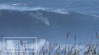 Andrew Cotton at Nazare  2015 Billabong Ride of the Year Entry  XXL Big Wave Awards [upl. by Nnyleimaj540]