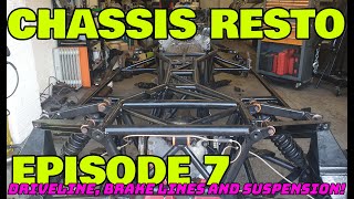 TVR Chimaera CHASSIS RESTO  Episode 7 Driveline Brake Lines and Suspension [upl. by Debarath]