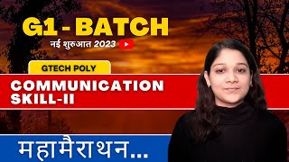 Communication SkillII  Revision  G1 Batch  Real Marathon by Drishti Maam [upl. by Acined]