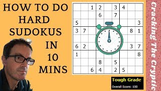 How To Do Hard Sudokus In 10 Minutes [upl. by Jareb634]