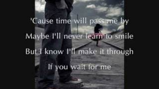 Will You Wait For Me by Gareth Gates w lyrics [upl. by Pavior507]