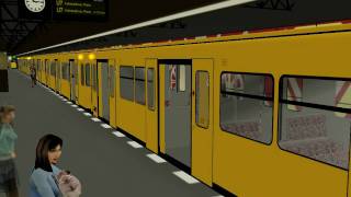 Trainz UBahn  Berlin  F90  Rohrdamm [upl. by Appilihp]