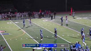 Willingboro at Paul VI  Football [upl. by Glialentn]