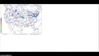 surface map amp meteogram [upl. by Lesly]