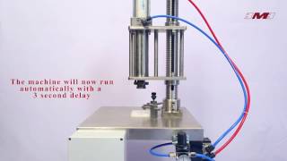 SemiAutomatic Perfume Pump Crimping Unit [upl. by Othella150]