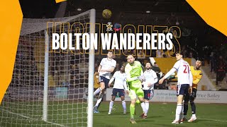 Cambridge United v Bolton Wanderers highlights [upl. by Emmey614]