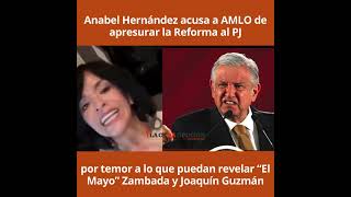 Anabel Hernández acusa a AMLO de apresurar la Reforma al PJ por temor a lo que pueda revelar El Mayo [upl. by Dianuj]