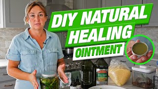 Throw away your Antibiotic Ointment Make your own EASY Herbal Salve [upl. by Luckett115]