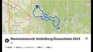 Mammutmarsch Heidelberg 2024 Zwei Dicke on Tour [upl. by Wenz]